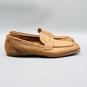 Kork Ease Shoes Womens 8.5 Brown Leather Loafers Flats Slip On Comfort Classic